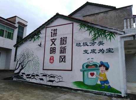 鹤峰墙绘是现在流行的墙体广告