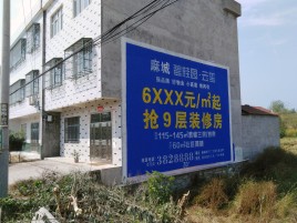 鹤峰墙体广告质量分析