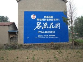 鹤峰农村墙体广告的长尾效应