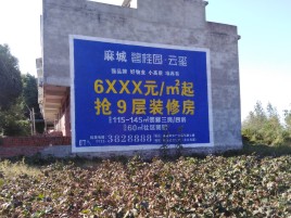 鹤峰墙体广告的好处