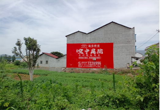 鹤峰做墙体广告的意义
